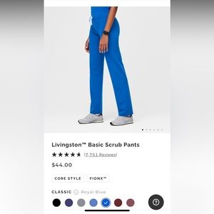 Figs Livingston Basic Scrub Pants